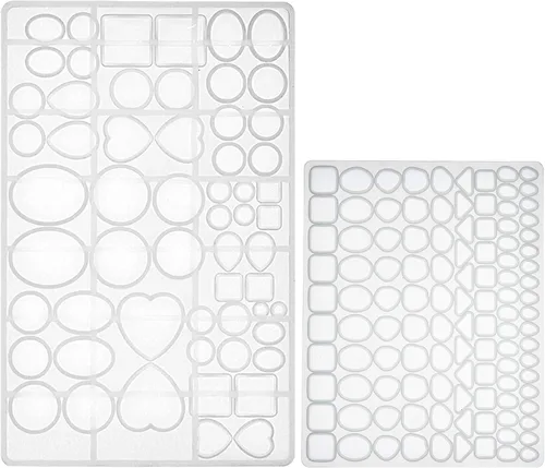 Vista 10 de FUNSHOWCASE Mini Moldes Surtidos de Joyería de Resina y Epoxy de Estrellas de Silicona Pequeños para Artesanía Delicada