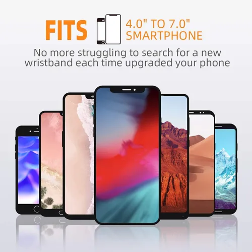 Vista 9 de Pulsera deportiva extraíble giratoria de 360 grados para teléfono móvil