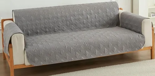 Vista 11 de Fundas para sofá de 3 plazas y 2 plazas y 1 plaza, funda de sofá reversible, funda acolchada ajustable para sofá, protectores impermeables