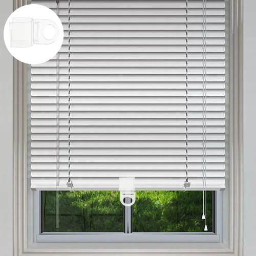 Vista 6 de Paquete de 10 agarres enrollables en forma de U para colgar cortinas con anillo, clips de cortina para ventanas inalámbricas para el hogar, clips