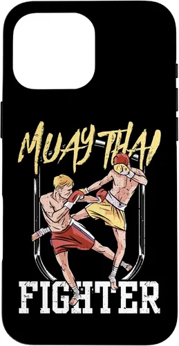 Vista 19 de iPhone 16 Muay Thai Fighter Martial Arts Hobby Boxing Case