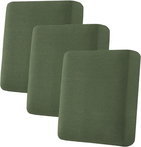 Vista 338 de H.VERSAILTEX Fundas de Cojín de Asiento Individuales Super Elásticas Fundas de Sofá Fundas de Cojín de Sofá Fundas Deslizables Juegos Tela de Sarga