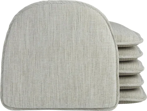 Vista 70 de Klear Vu Raindrop The Gripper - Cojines antideslizantes para silla, suaves y cómodos, almohadillas para asiento, almohadón para cocina, comedor u