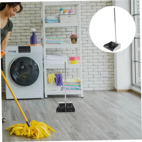 Vista 7 de DOITOOL Sartenes con mango largo, recogedor vertical de acero inoxidable resistente para vestíbulo, garaje, hogar y, 30.34 pulgadas de longitud