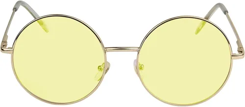 Vista 2 de Sunny Pro - Lentes de sol redondos con diseño de círculos retro con lentes tintados y protección UV400