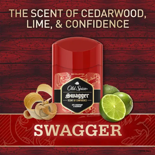 Vista 2 de Old Spice Antitranspirante y desodorante para hombres, aroma Swagger, 2.37oz