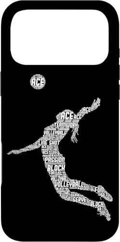 Vista 22 de Funda para iPhone 17 de voleibol para adolescentes y mujeres