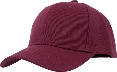 Vista 90 de Gorras de béisbol con correa trasera ajustable, lisas, negras, 12