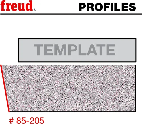 Vista 2 de Freud 85-001 brocas para router, de 2 pulgadas de diámetro con vástago de 1/8 pulgadas.