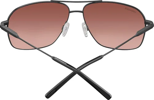 Vista 4 de Serengeti Gafas de sol cuadradas Dorwinn para hombre, Mate negro