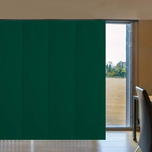 Vista 13 de LETAU - Persianas corredizas 100% opacas con riel, hechas verticalmente para ventanas grandes, puertas corredizas, espacios abiertos y divisores