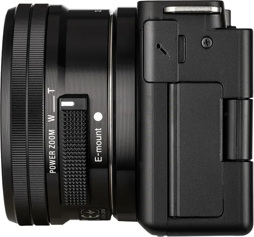 Vista 6 de Sony Cámara sin espejo ZV-E10 con lente de 0.630-1.969 in (negro) (ILCZV-E10L/B) + lente Sony FE PZ de 1.102-5.315 in (SELP28135G) + tarjeta de 64