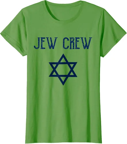 Vista 4 de Camiseta Jew Crew Jewish Star, gris, S