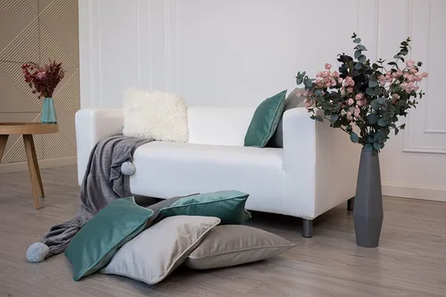 Vista 4 de MASTERS OF COVERS Klippan - Funda de repuesto para sofá biplaza IKEA de 2 plazas, color blanco frío