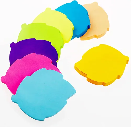 Vista 11 de Notas adhesivas, 560 hojas de 3 x 3 pulgadas, notas adhesivas de color, almohadillas autoadhesivas de colores brillantes para cuaderno de oficina