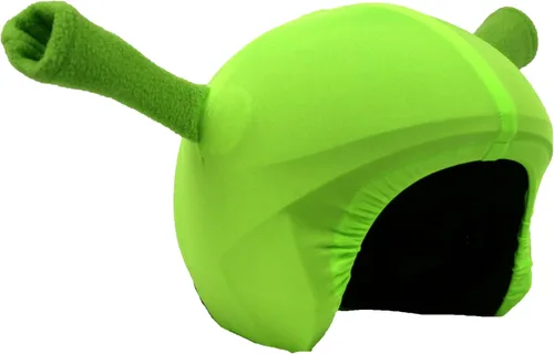 Vista 2 de COOLCASC® Showtime Ski Helmet Cover – Fun & Protective Helmet Accessory for Skiing & Snowboarding – One Size Fits All