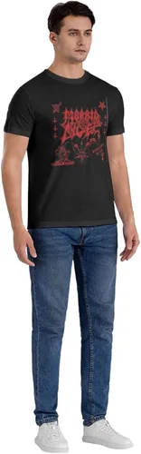 Vista 6 de Morbid Angel T Shirt Men's Summer Round Neck Trend Fashion Short Sleeve T Shirt Sports Fitness Cotton Shirt Tops