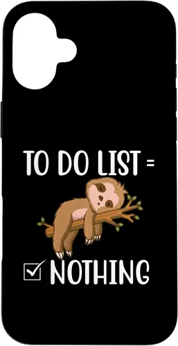 Vista 22 de To Do List - Sleeping Sloth Wildlife Animal Lover Zookeeper Case for iPhone 15