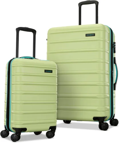 Vista 8 de Samsonite Omni 2 - Equipaje rígido extensible con ruedas giratorias, Plateado (Arctic Silver)