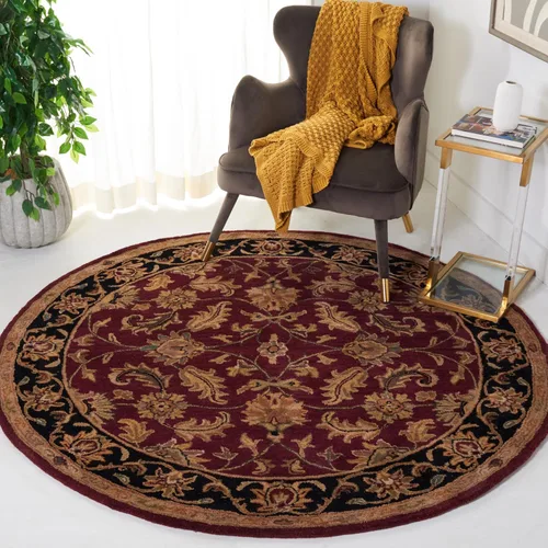 Vista 20 de Safavieh colección Heritage HG628A - tapete oriental tradicional hecho a mano de lana verde oscura y dorada, Lana, negro / beige (Black/ Beige)