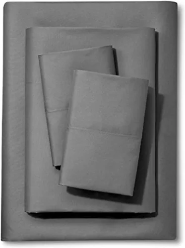 Vista 16 de Juego de Sábanas Twin - Sábanas de Cama Twin de Microfibra Ultra-Suave 1800 - Doble Cepillado - Bolsillos Profundos - Ajuste Fácil - Sin Arrugas Gris