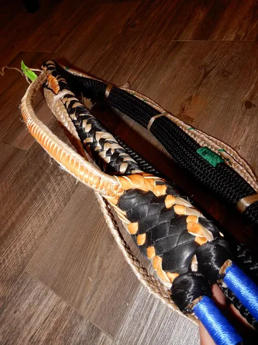 Vista 6 de Alligator EPT - Cuerda de toro de nailon negro sobre bronceado Poly Pro 9/7 mano izquierda suave 3/4 x 3/4 toros Rodeo 16