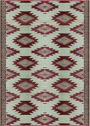 Vista 11 de Alfombras de patio al aire libre 6 x 9 pies (183 cm x 274 cm), multicolor 20270