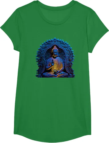 Vista 83 de Estatua de Buda Yoga Budismo Zen Buddhism Meditation T-Shirt Negro