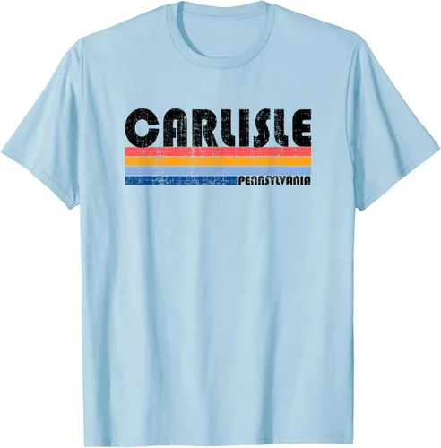 Vista 15 de Camiseta vintage estilo Carlisle, PA de los años 70 y 80, Gris