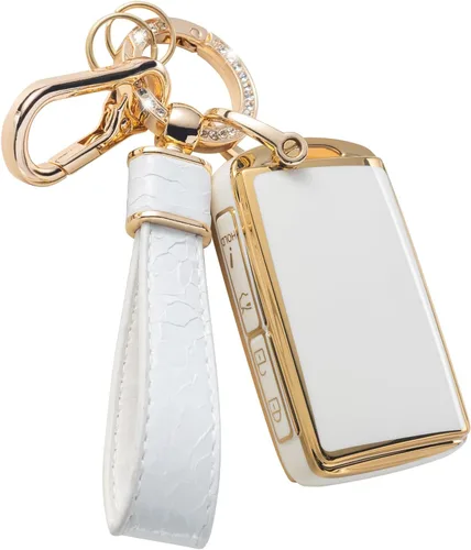 Vista 38 de Funda para llavero para Mercedes-Benz MB 2017-2021 Clase E/S, 2019-2021 Clase A/C/G y protector de llave inteligente