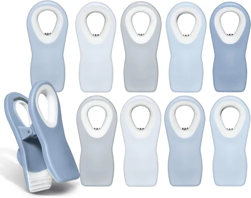 Vista 11 de COOK WITH COLOR Clips para bolsas de chips con imán para almacenamiento de alimentos con agarre hermético para bolsas de pan, bolsas de aperitivos