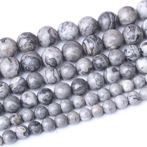 Vista 44 de 6 mm Cuentas redondas sueltas de piedra de sangre africana Cuentas naturales de gemas Cuentas de piedra de energía de cristal para hacer joyas