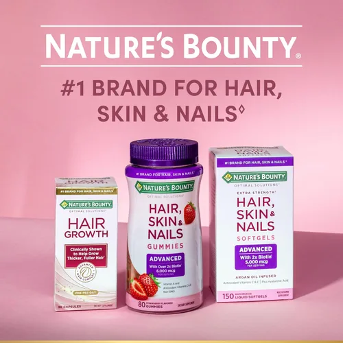 Vista 7 de Nature's Bounty Suplemento de vitamina C y ácido hialurónico, apoya la piel brillante, la función inmunológica y la producción de colágeno, 120