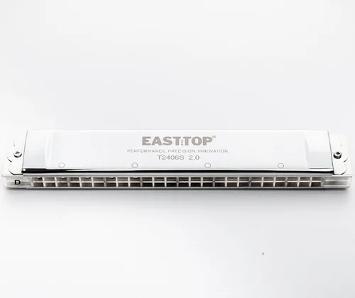 Vista 9 de East top Armónica de trémolo avanzada de 24 agujeros en clave de Do, armónica de órgano bucal de trémolo para adultos, profesionales y estudiantes