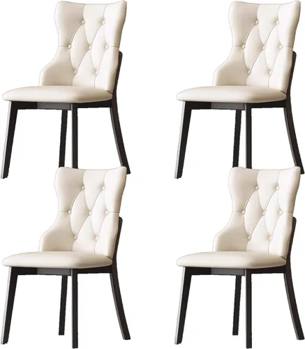 Vista 23 de Upholstered Dining Chairs Set, Modern Kitchen Dining Chairs Backrest Reading Office Desk Chair, for Living Room & Bedroom, Living Room, Home