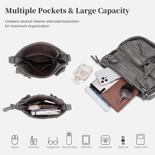Vista 5 de KL928 Purses for Women Small Crossbody Bags Shoulder Handbags
