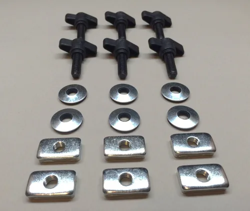 Vista 2 de Tornillos de tuercas universales fáciles de poner y quitar para Jeep Wrangler 1987 a 2019 YJ TJ JK