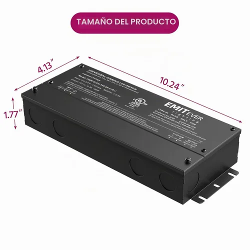 Vista 6 de EMITEVER Controlador LED regulable 5 en 1 de 12 V 150 W, CA 110-277 V a CC