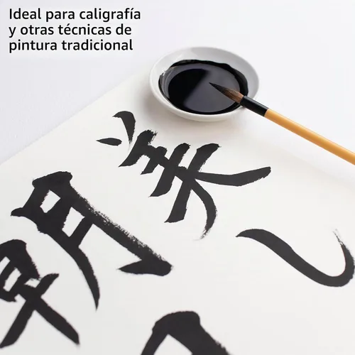 Vista 4 de Yasutomo Bokuju Tinta líquida – Tinta Sumi de 2 oz para caligrafía y obras de arte – Tinta de dibujo negra para uso con pinceles de tinta japoneses