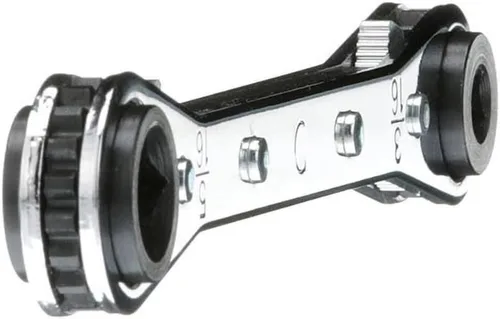 Vista 4 de Klein Tools 68310 Llave de refrigeración de trinquete, fabricada en Estados Unidos, llave reversible con tamaños cuadrados de 3/16 y 5/16 pulgadas