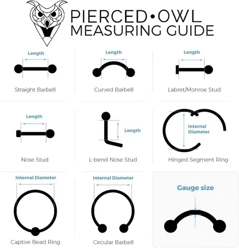 Vista 2 de Pierced Owl 14GA 316L Acero inoxidable CZ Estrella de cristal con colgante bandera americana ombligo anillo, Metal, circonita