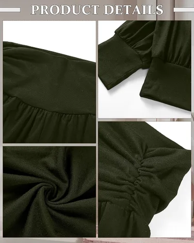 Vista 6 de Locoowai Paquete de 2 pantalones deportivos de yoga para mujer, cómodos pantalones deportivos con bolsillos, casuales, holgados, cómodos, de cintura
