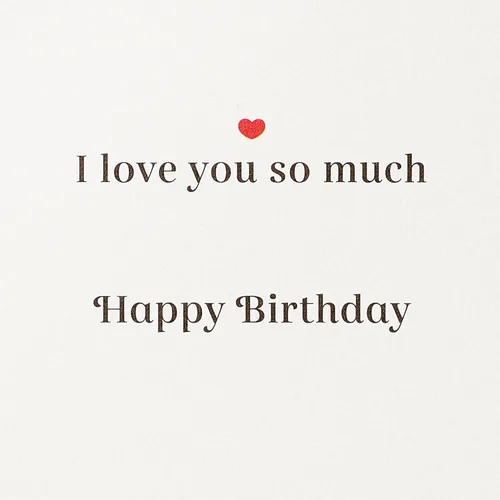 Vista 3 de Papyrus - Tarjeta de cumpleaños para marido (Te amo tanto)