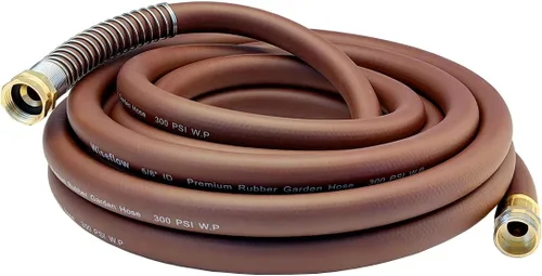 Vista 41 de Wiseflow Leader Hose Manguera de agua resistente de 3 x 5/8 pulgadas con accesorios de latón macho a hembra, extensor de manguera corta para carrete