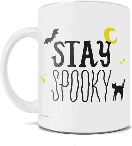 Vista 284 de Trend Setters Friends the Television Show – 25 años – Mercancía oficial – Taza de café o té de cerámica blanca de 11 onzas – perfecta para regalar