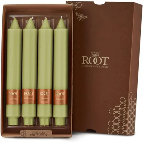 Vista 11 de Root Unscented Smooth Collenette Candles, Willow, 5", 8-Count Sauce