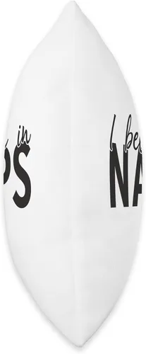 Vista 2 de TNT I Believe in Naps - Almohada gráfica, 16 x 16 pulgadas, multicolor