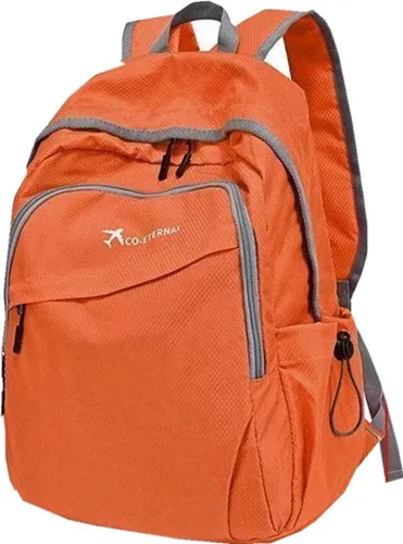 Vista 4 de Geboldil Mochila de viaje plegable ligera para hombre y mujer, mochila de camping impermeable Negro