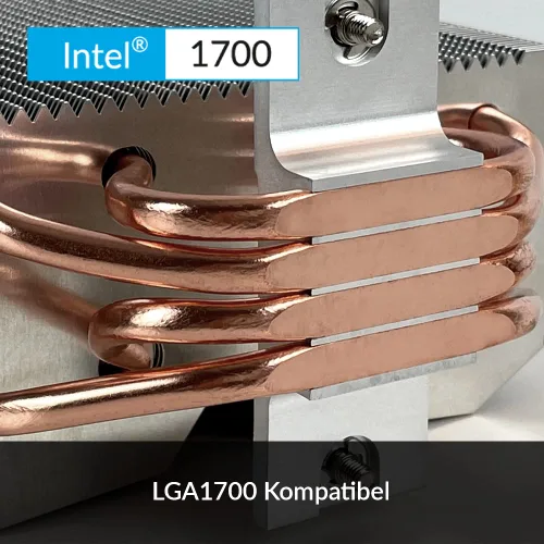 Vista 2 de ARCTIC Freezer i35 - Enfriador de CPU de Torre Única, Específico para Intel, Ventilador P-Fan de 120 mm Optimizado a Presión, 0–1800 RPM, 4 Tubos