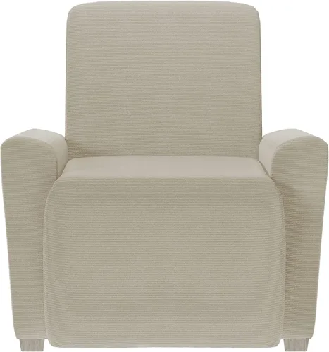 Vista 14 de Zenna Home Funda elástica de felpilla para sofá, color marfil/hueso, 1 pieza, suave y elástica para sofás, tela resistente a las arrugas, fácil